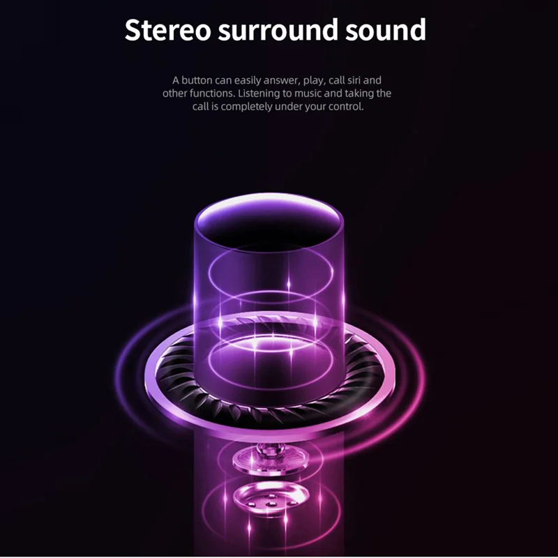XY 3 наушники вкладыши TWS с бинауральные Беспроводной Bluetooth гарнитура Bass 5 0 звук