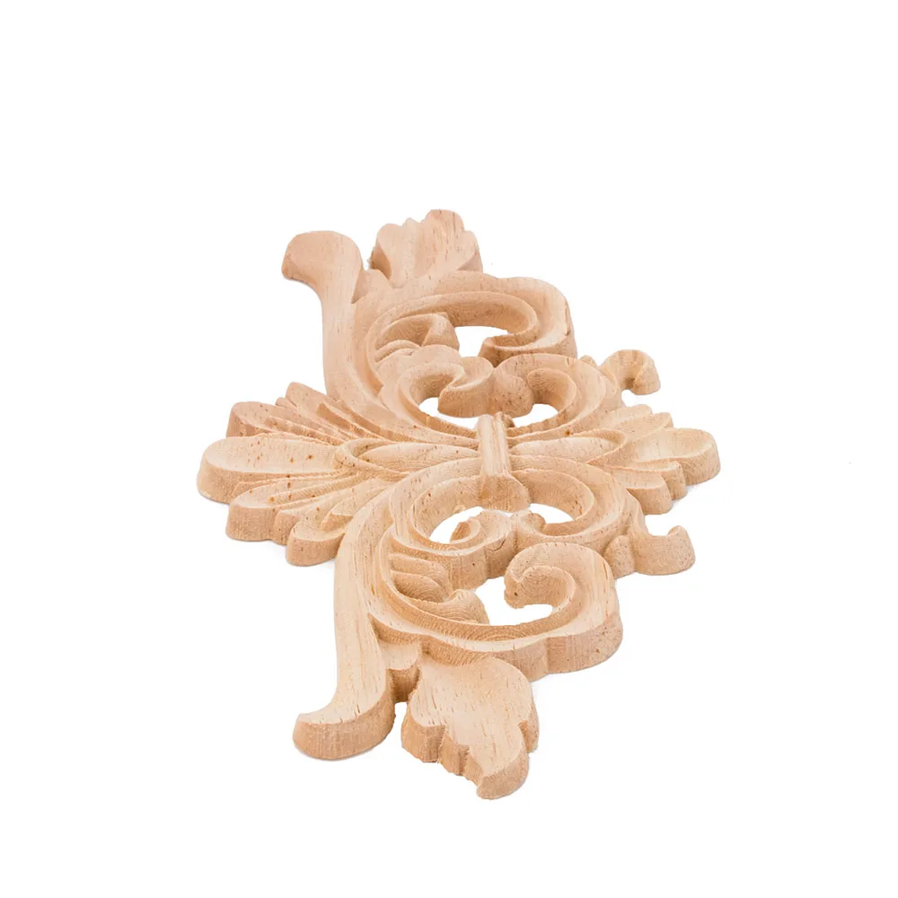 Резьба по дереву украшение деревянная мебель Аппликация наклейка угловая рама