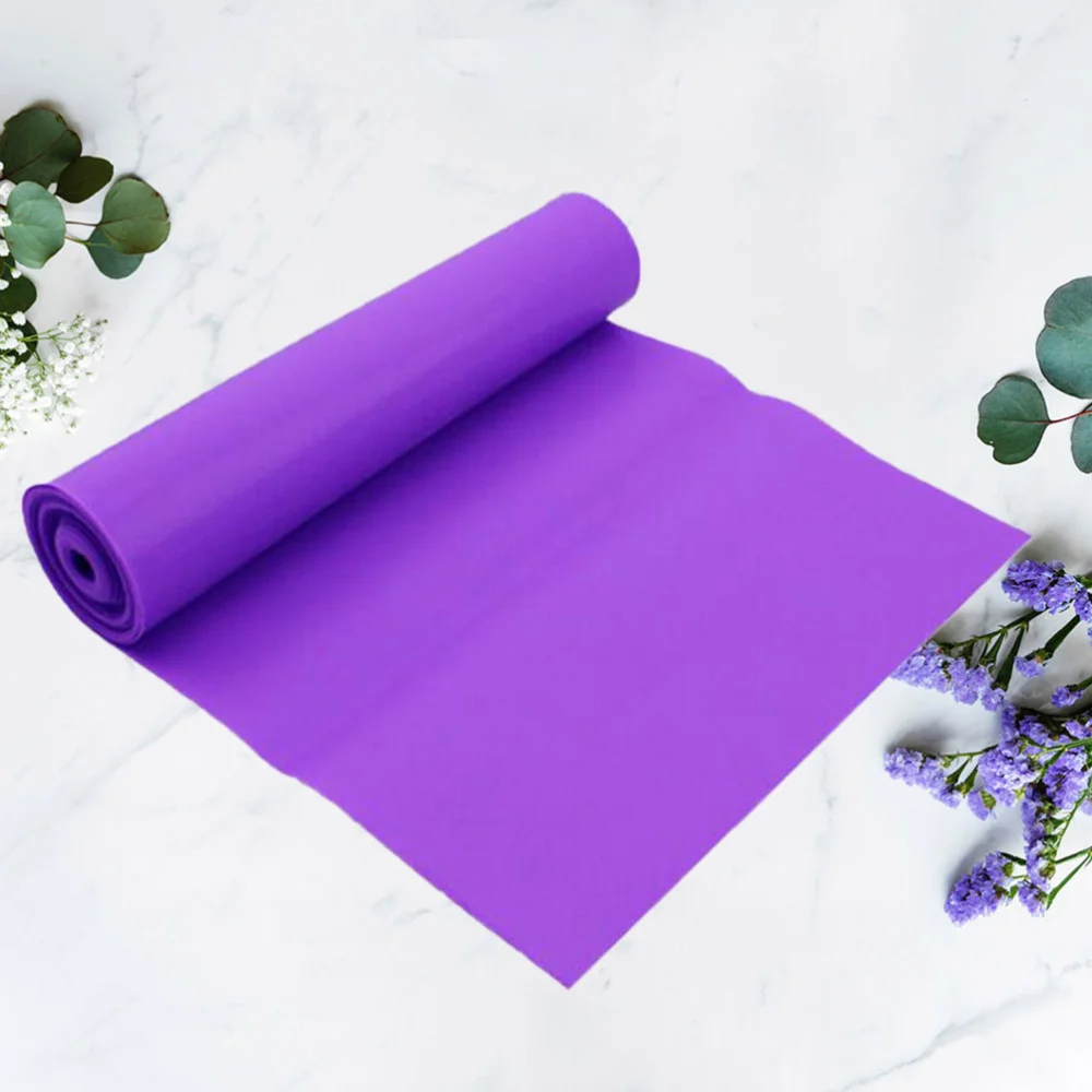 

Eco-friendly Odourless Latex Yoga Strip Stretching Band Fitness Strap for Training Exercising (Random Color)