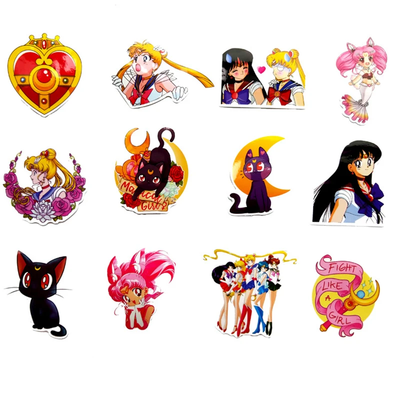 Изысканные самодельные Guardian Sailor Moon Girl декоративные Стикеры для скрапбукинга