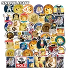 1050 шт.компл. Мультяшные граффити с виртуальной валютой Dogecoin наклейки для детей Чехол шлем смешанный чемодан ноутбук скейтборд дневники DIY