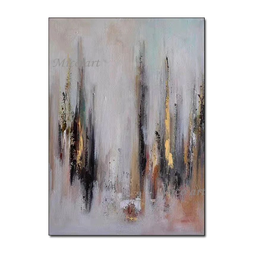 New Abstract Design Canvas Oil Painting 100% Hand Painted Wall Decor Acrylic Art Unframed Paintings Large Size For Bedroom | Дом и сад