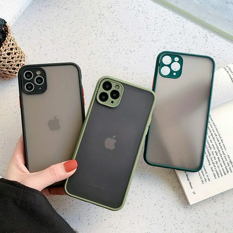 

Case for iPhone 8 SE XR X XS Clear Shockproof Phone Cover