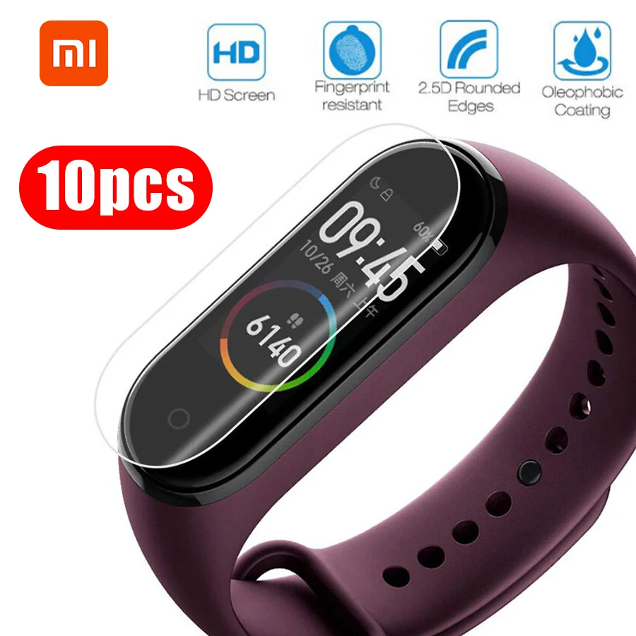 Защитная пленка для экрана Xiaomi Mi Band 4 умный браслет band защитная не закаленное