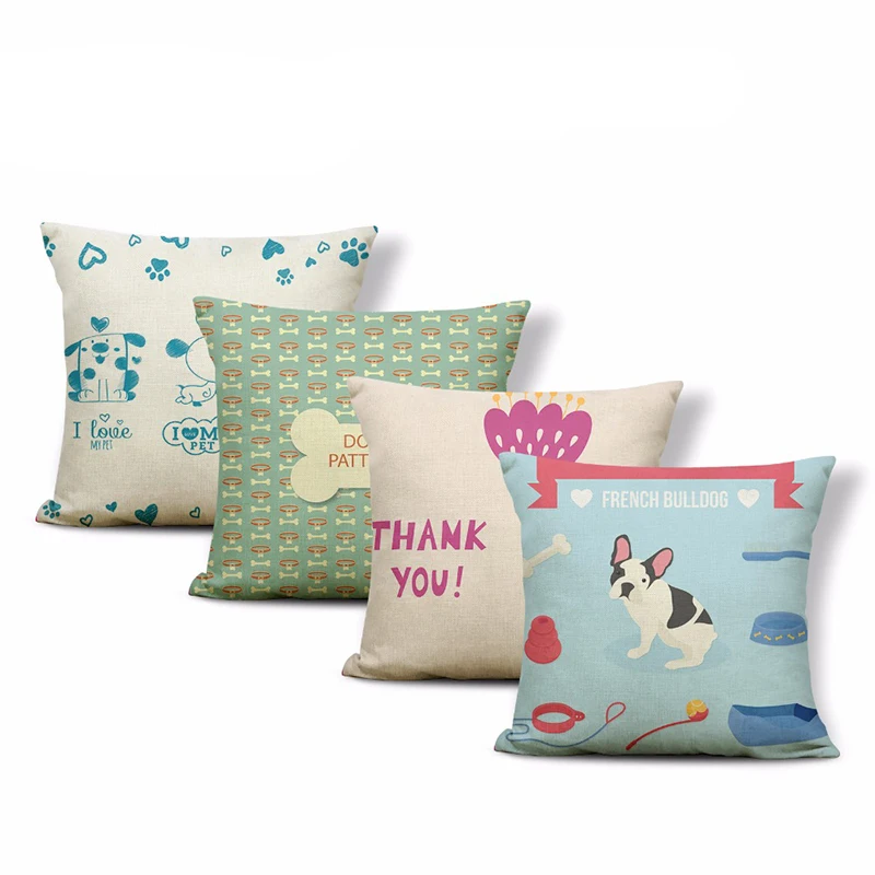 Мультяшная подушка в виде милых животных лабрадор кости Такса Ранда гостиная