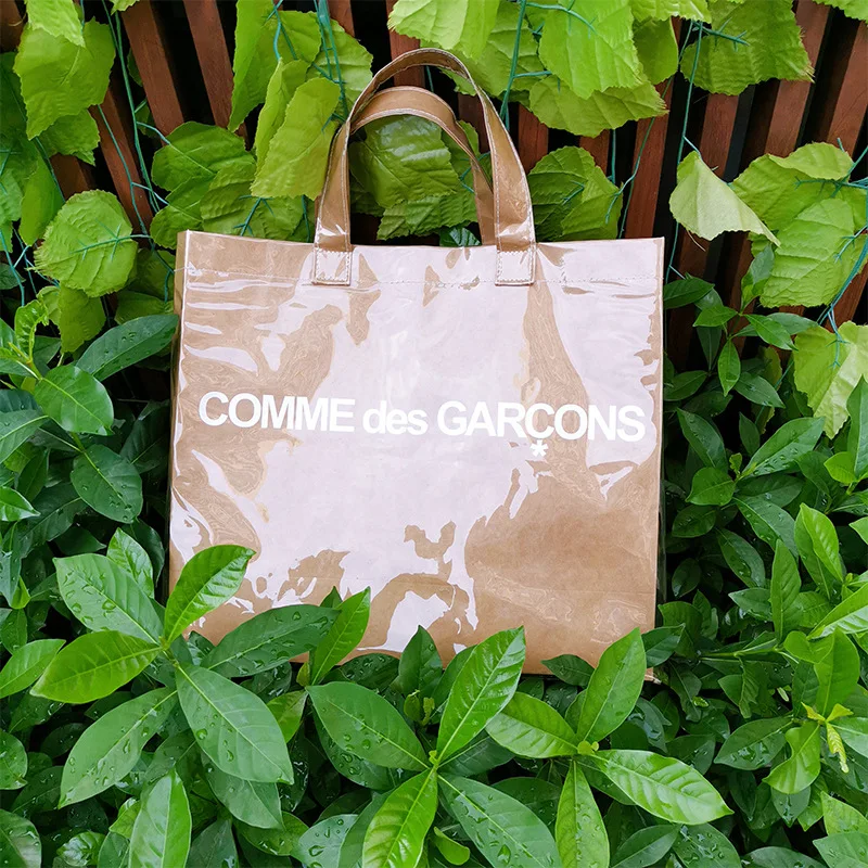 

2021 New Open Ladies Bag Horizontal Square PVC Verse Paper Pleat Bag Casual Large-capacity Handbag Wholesale