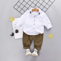 clothing set sweet letter embroidery fashion new shirt jacket casual pants boys girls 1 5 years old beibei quality child clothes
