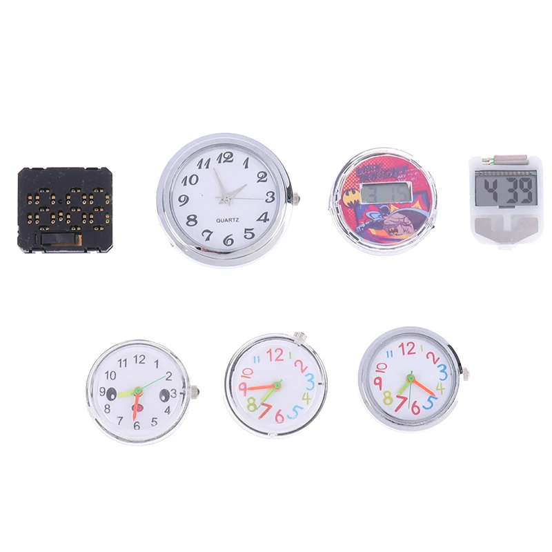 Новые часы с кварцевым механизмом вставка римскими цифрами Белый Уход за кожей