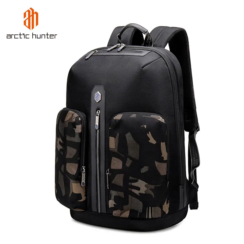 

ARCTIC HUNTER Casual Backpack Men Travel Business 15.6 Inch Computer Bag Man Schoolbag Large Capacity Handbags Male Bags Mochila