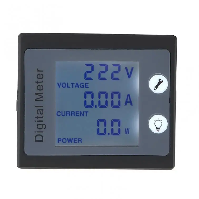 Однофазный цифровой панельный Вольтметр Амперметр 220 В а напряжение тока