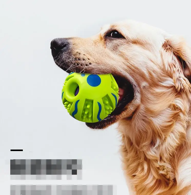 

dog toy fun giggle sounds Interactive Dog Toy Fun Giggle Sounds Ball Puppy Chew Toy Wobble Wag Giggle Ball Dog Play Ball