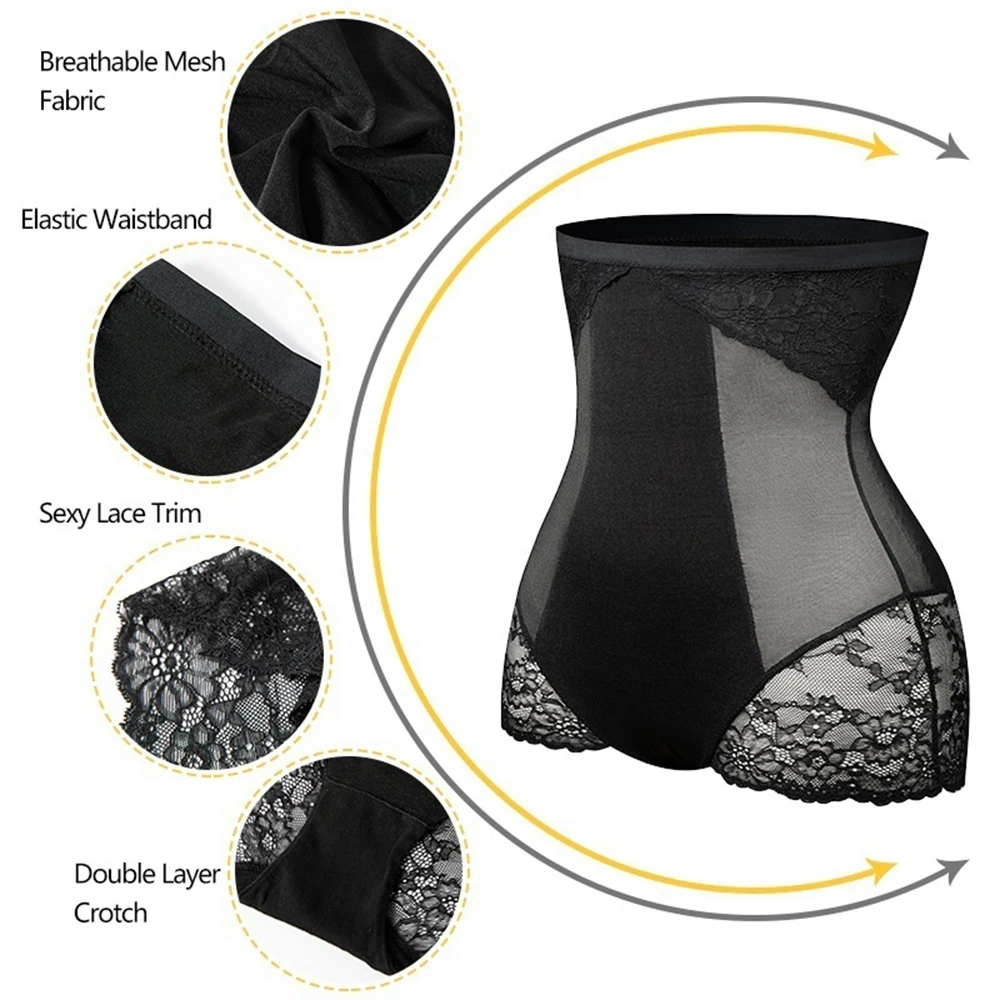 Женские Бесшовные корректирующие трусики с высокой талией живот | Женская одежда