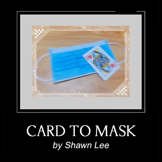 

Card to Mask by Shawn Lee Magic Tricks Magic Props Close up Performer Illusions Gimmick Poker Card Vanish Mask Appear Magia Fun