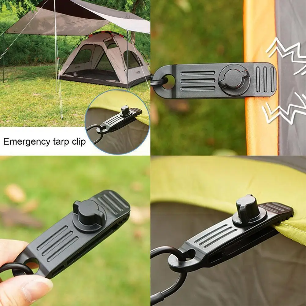

Caravan Clips For Caravan Tent Boat Trailer Cover Clamp Snap Clip Tent Windproof Tarp Groundsheet Camping Accessories For A I5F8