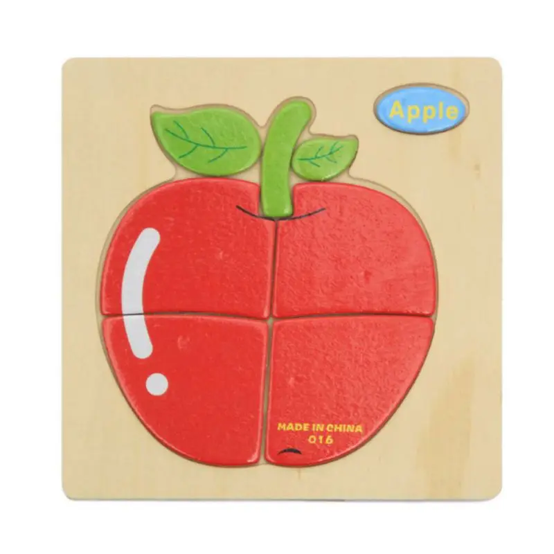 

Kids Wooden Puzzle Educational Developmental Baby Training 3d Puzzle Tangram Shapes Toy Animal Vehicle Jigsaw