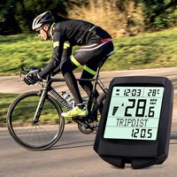 multifunction bike computer luminous bicycle odometer lcd display digital wireless bike speed meter cycling speedometer