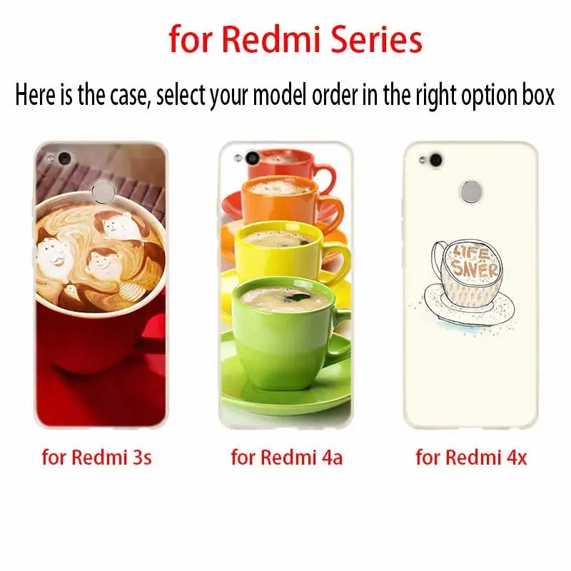 Soft Case For Xiaomi Redmi Note 10 9 8 7 6 5 Pro Max 10S 9S 9T 8T 4G 5G Cover Coffe Break | Мобильные телефоны и