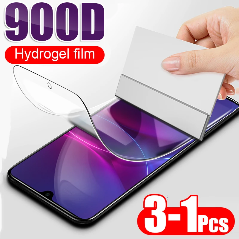 Гидрогелевая пленка без стекла для Xiaomi Redmi Mi Note 10 Pro 7 A1 A3 Lite 9S 9 9T 8 SE K30 Ultra Poco F2 Pocophone F1