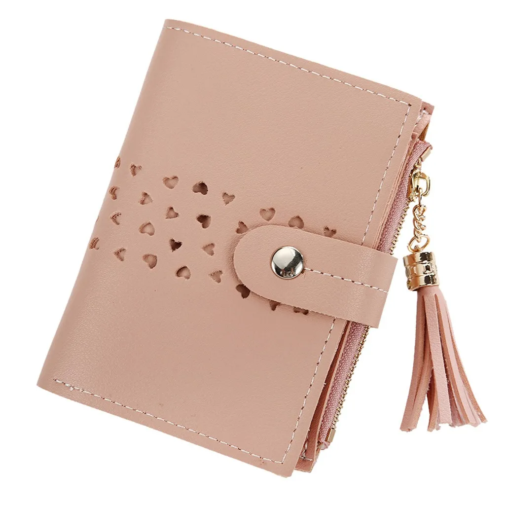 Новинка корейские повседневные кошельки Модный женский короткий кошелек с