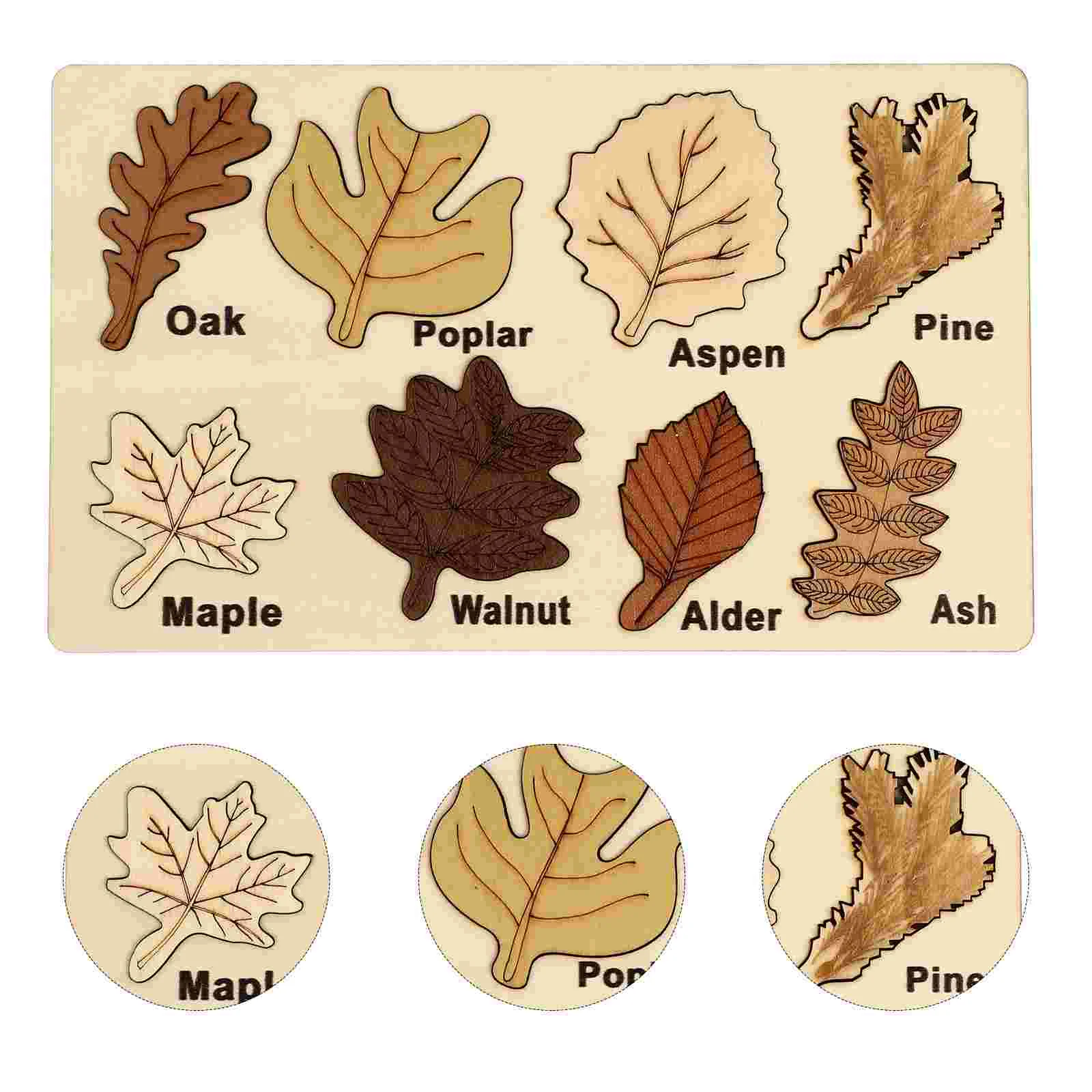 

1 шт., детская игрушка в виде деревянных листьев