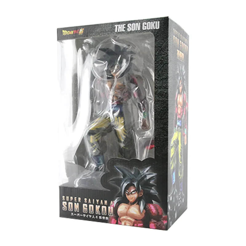 

Dragon Ball Comic Color Super Four Wukong Figure Super Saiyan Limited Edition Somersault Cloud Wukong Decoration Boxed Toy Gift