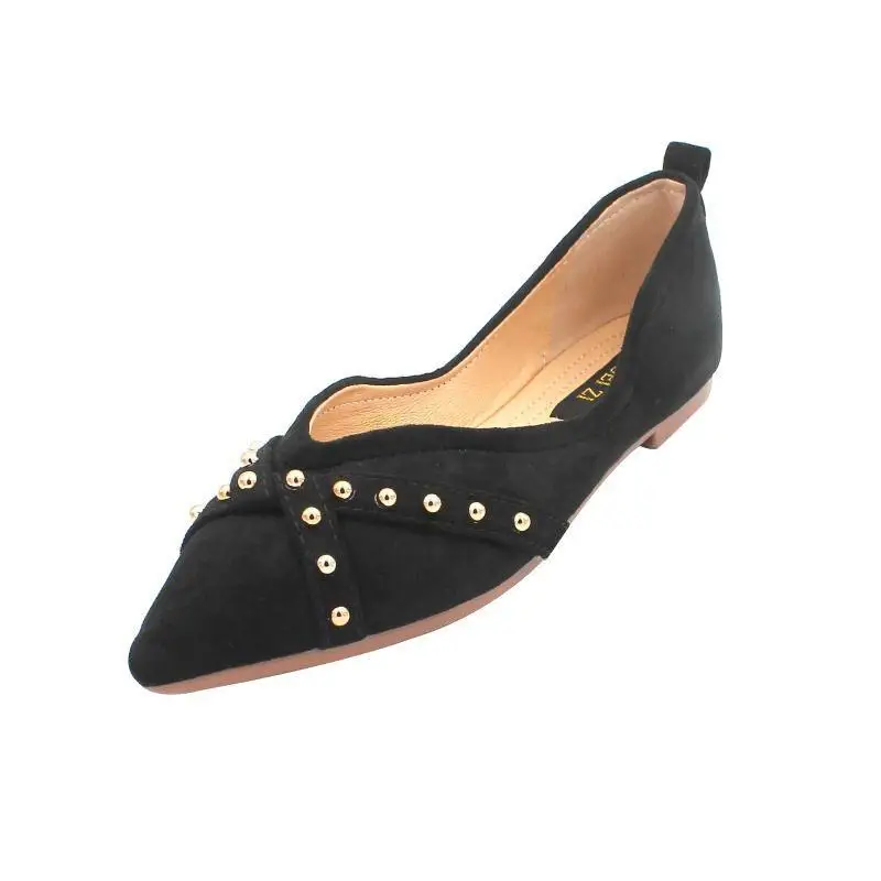 

Ботинки на плоской подошве, мягкие весенние ботинки с острым носком