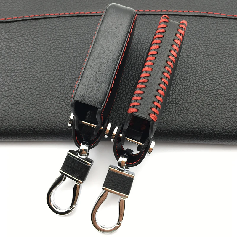 

For Toyota leather car key case car-covers Fashion Men 4 Button remote control protection case cover Auto Accessories Car wallet