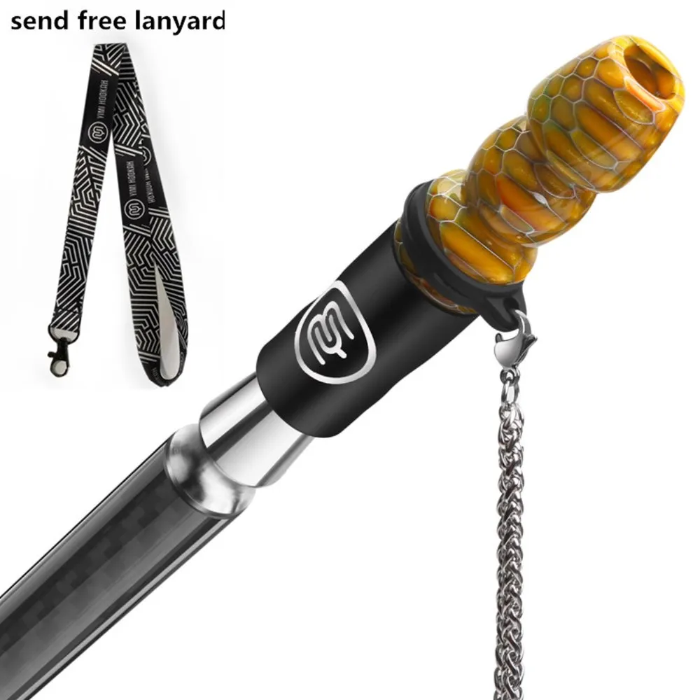 Многоразовые наконечники для кальяна из смолы мундштук с кожаным чехлом цепочка