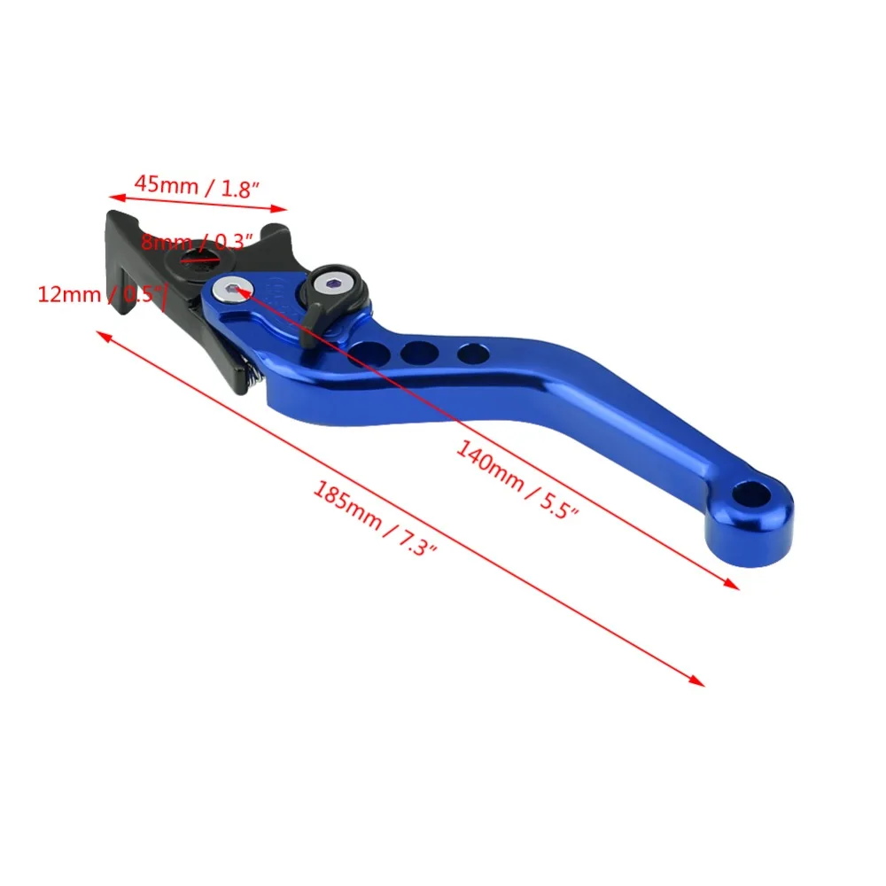 

1 Pair Motorcycle Scooter Modification Double Disc Brake Lever Fit for Yamaha Honda Suzuki GY6 XMAX 400 CNC Aluminum Alloy/