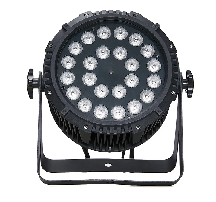 Водонепроницаемый светодиодный прожектор Par 24X18W 24x12W IP65 RGBWA + UV 6 в 1 PAR DMX512 контроль