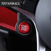 car styling engine ignition start stop ring case for audi a4la5a6la7a8q3q5q7 button decoration switch accessories covers