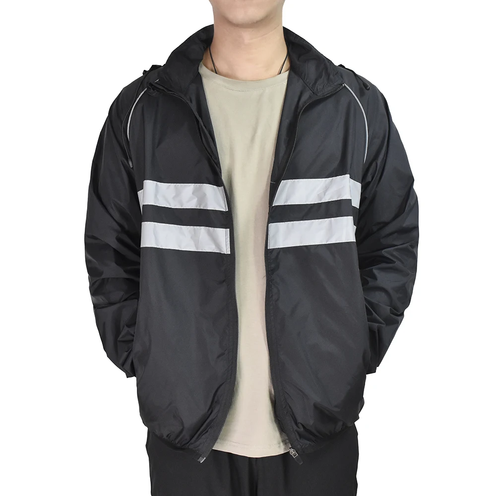 WOSAWE Hooded Sweater Cycling Jackets Caps Two Storage Pockets Water Repellent MTB Bike Downhill Women Men's Windbreakers