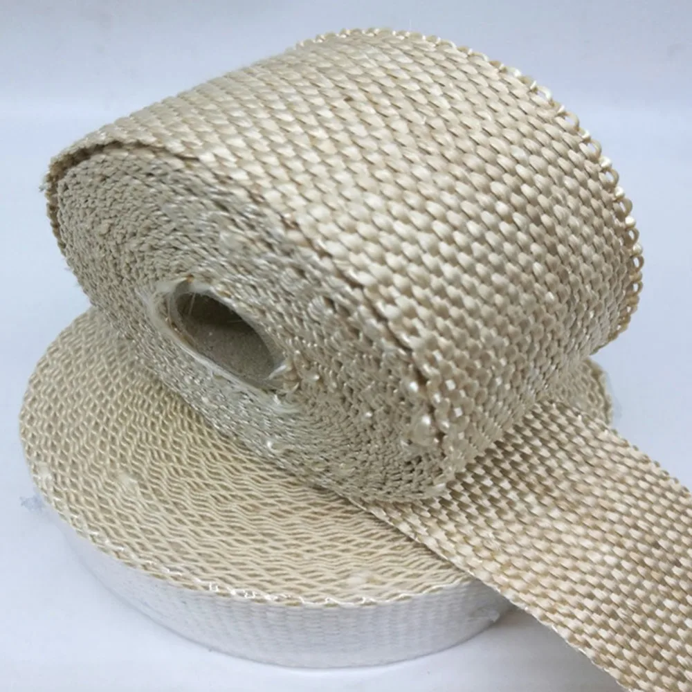 

5mx50mm Exhaust Heat Wrap Roll for Motorcycle Fiberglass Heat Shield Tape Exhaust Manifold Heat Wrap 6 Optional Color