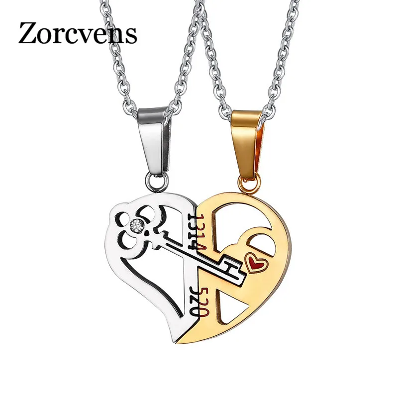 Романтическое колье Mostyle из нержавеющей стали с кулоном в виде сердца и