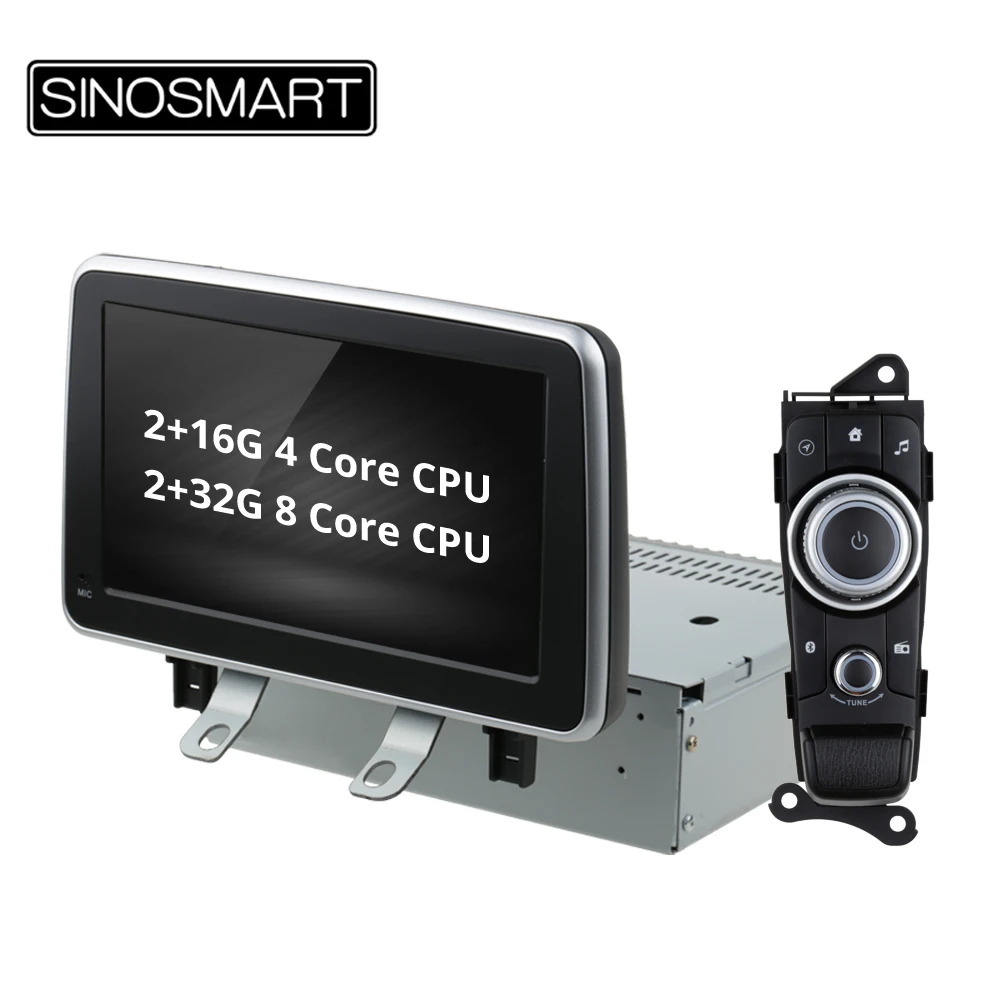 SINOSMART 4/8 ядерный процессор, 2G ram Android 8,1 Автомобильный gps навигатор для Mazda 2/CX-3- Canbus для работы с автомобилем CD