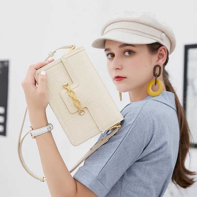 

2021 Genuine Leather Women Hand Bag Designers Luxury Handbags Women Shoulder Bags Female Top-handle Bags Fashion Brand Handbags