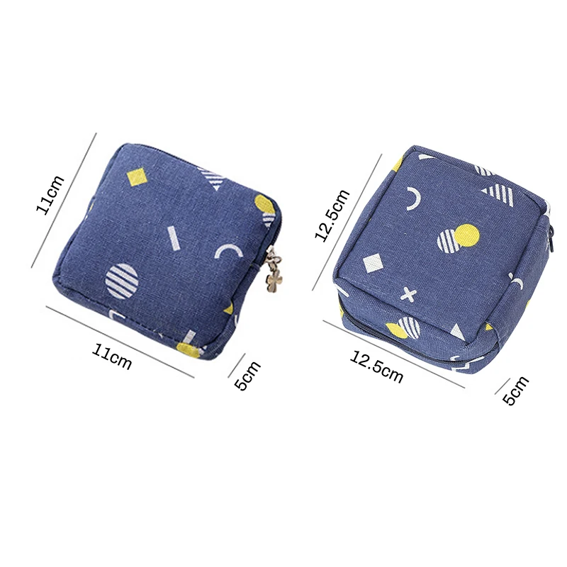 

Women Tampon Storage Bag Sanitary Pad Pouch Napkin Cosmetic Bags Organizer Ladies Makeup Bag Girls Tampon Holder Organizer