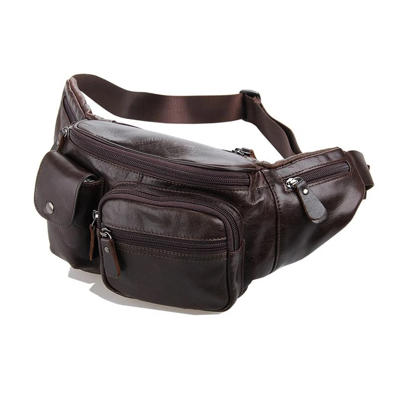 J. M.d великолепные Поясные Сумки из натуральной коровьей кожи забавная сумка