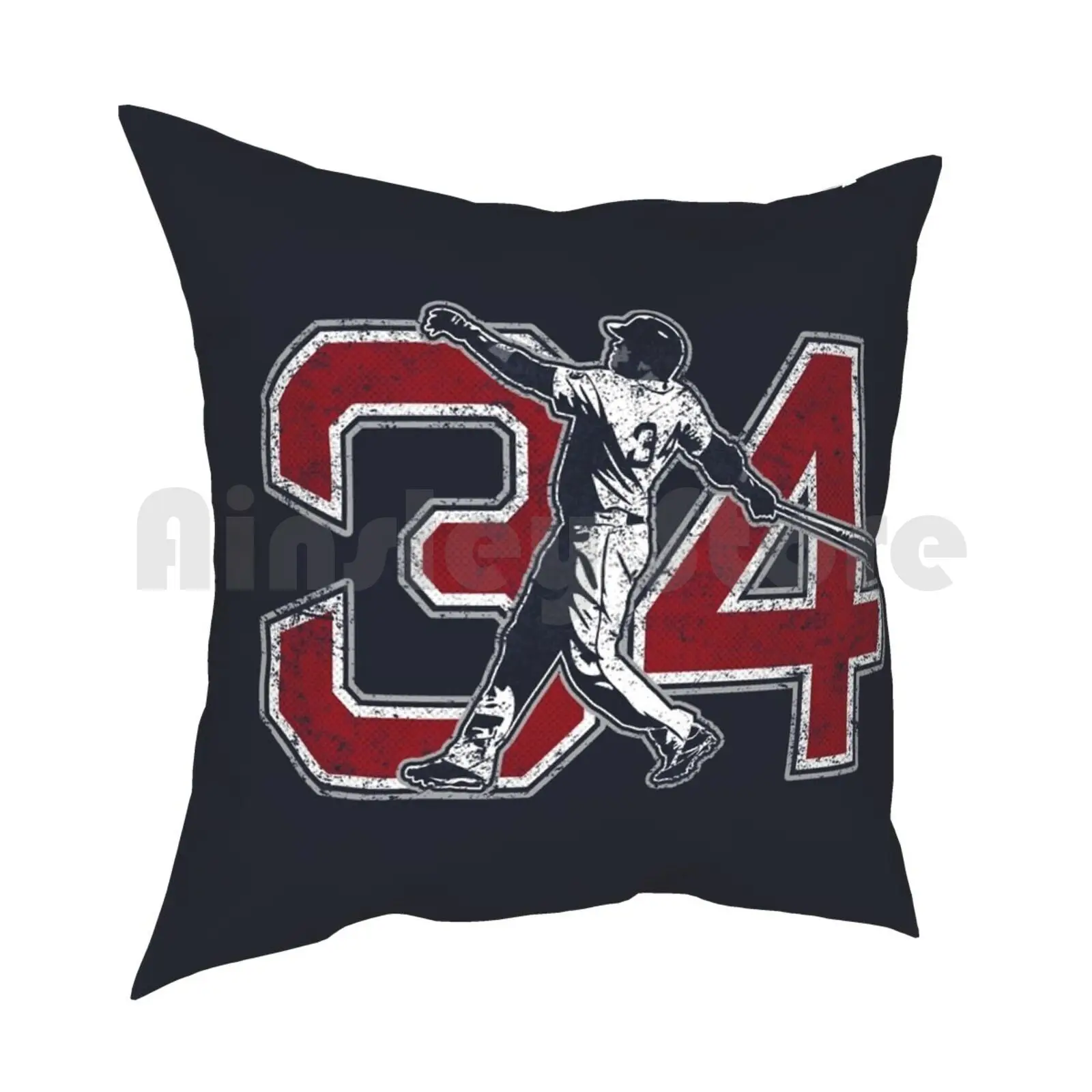 34-Big Papi (винтажная) подушка с рисунком для дома мягкая искусственная Обложка 34