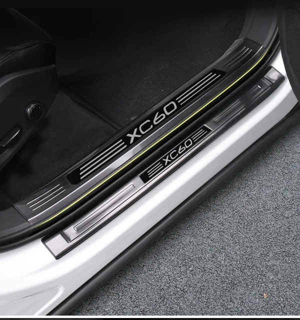 Volvo Xc60しきい値ストリップ,ステンレス鋼保護ストリップ,自動部品,カーアクセサリー,2019 2020 2021 2022 23