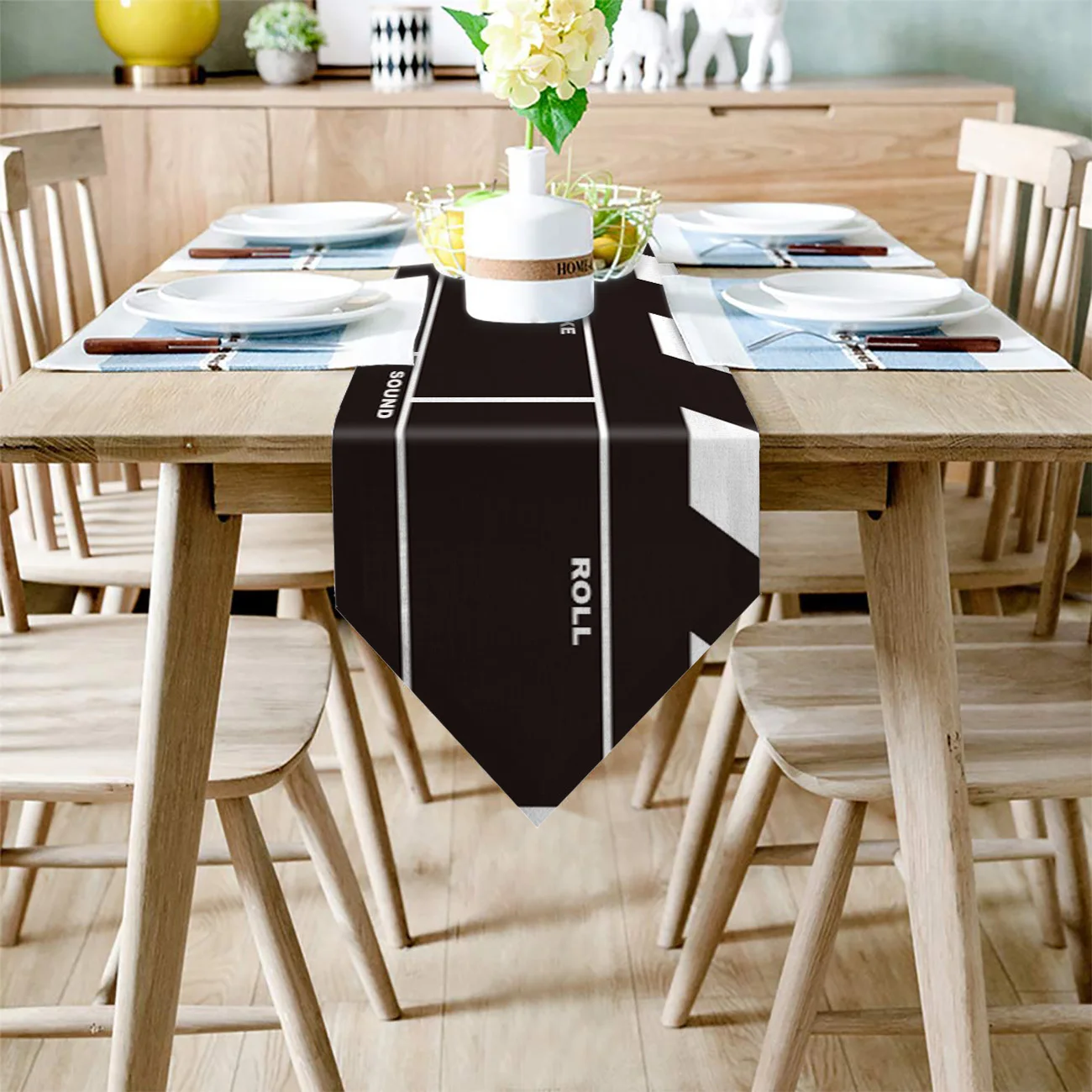 Film Props Wallboard Table Runner Flag Home Party Decorative Tablecloth Runners | Дом и сад