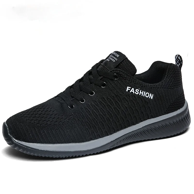 

2021 New Mesh Casual Shoes Lace Up Men Shoes Light Comfortable Breathable Walking Sneakers Tenis Masculino Zapatillas Hombre