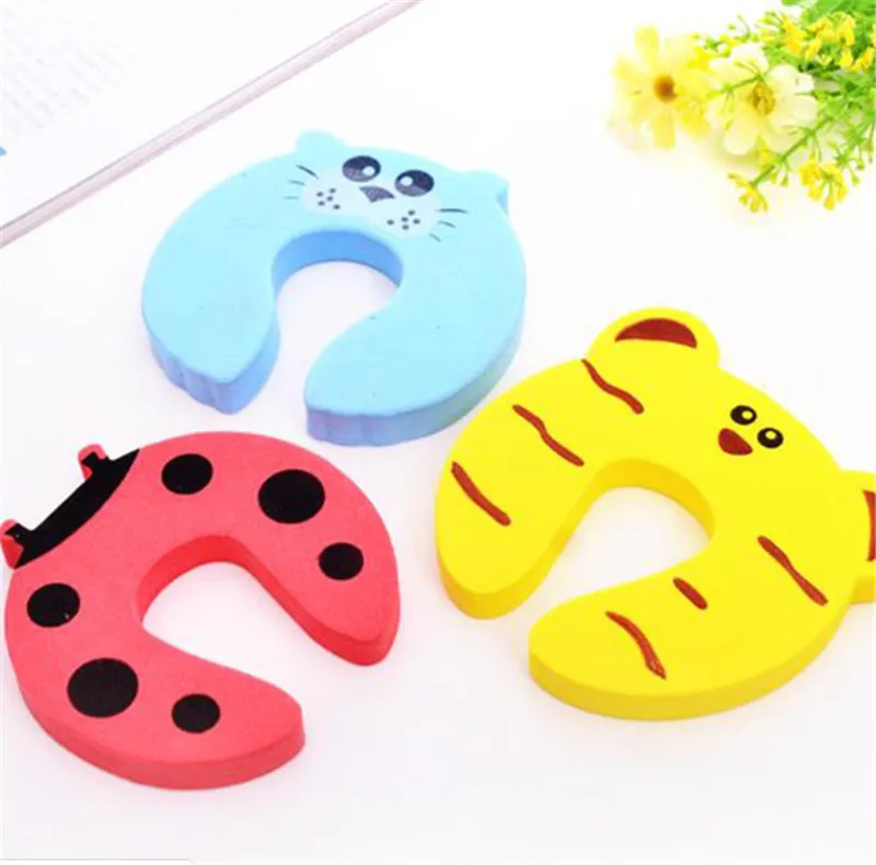 Fashion Baby Safety Locks Children Protection C Shape Security Cabinet Door Clip Kids Finger Safe Soft Foam Stopper | Обустройство