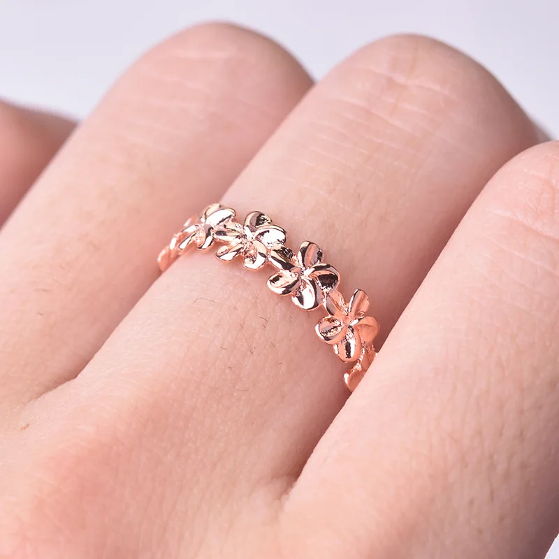 Новые Модные Изящные Гавайские французские матовые цветы ювелирные изделия