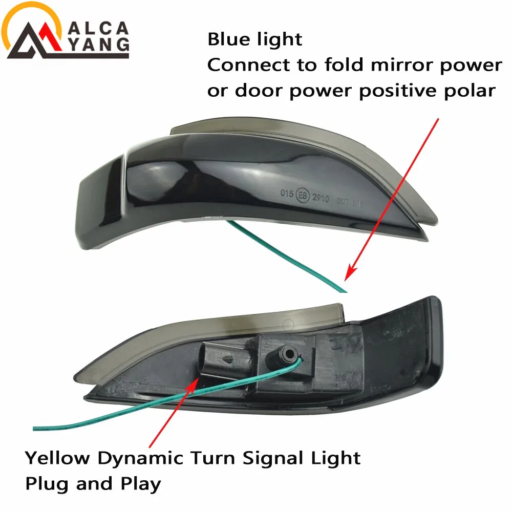 

Sequential Dynamic LED Turn Signal Light For Toyota Corolla Camry Prius C Avalon RAV4 Side Mirror Indicator Blinker 2013 2016
