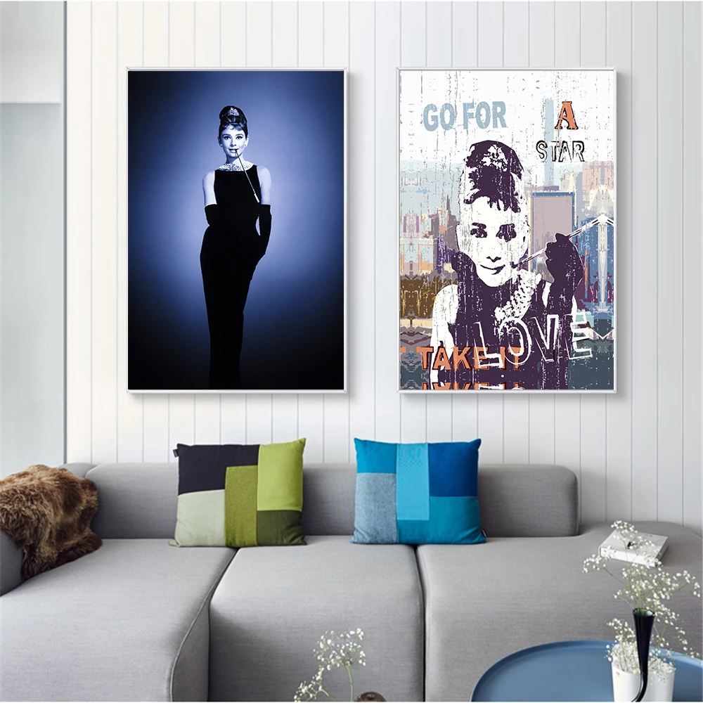 Постеры и принты Одри Хепберн сексуальная женская картина из фильма Картина на