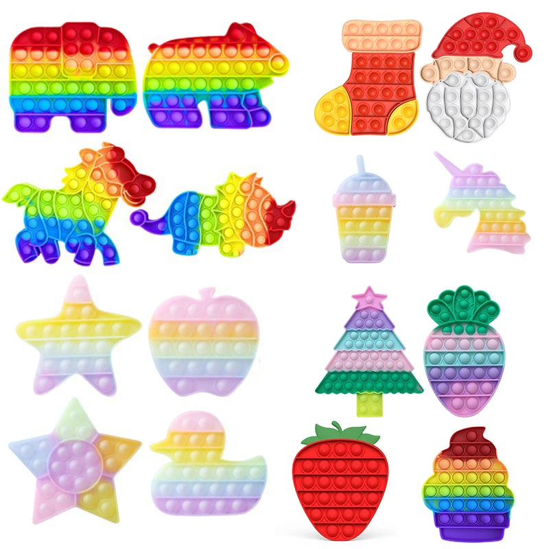 Пузырьки для сенсорных игрушка аутистов сжимаемые игрушки снятия стресса