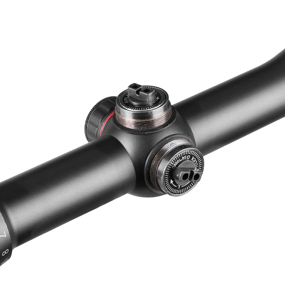 Тактическая оптика Adjustab 3-9x32 с центральной точкой красная зеленая Mil Dot подсветкой