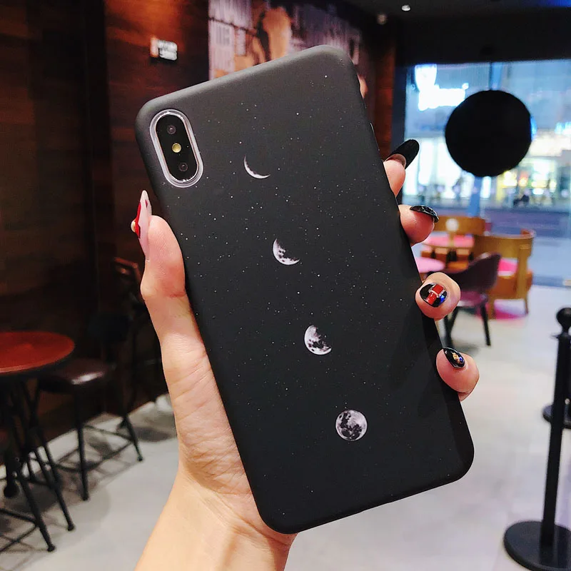 Ottwn Earth Moon Planet чехол для телефона s для iPhone 11 Pro Max 6 6S 7 8 Plus X XR XS MAX Жесткий PC парный чехол Звездный матовый чехол для телефона - Цвет: 7667
