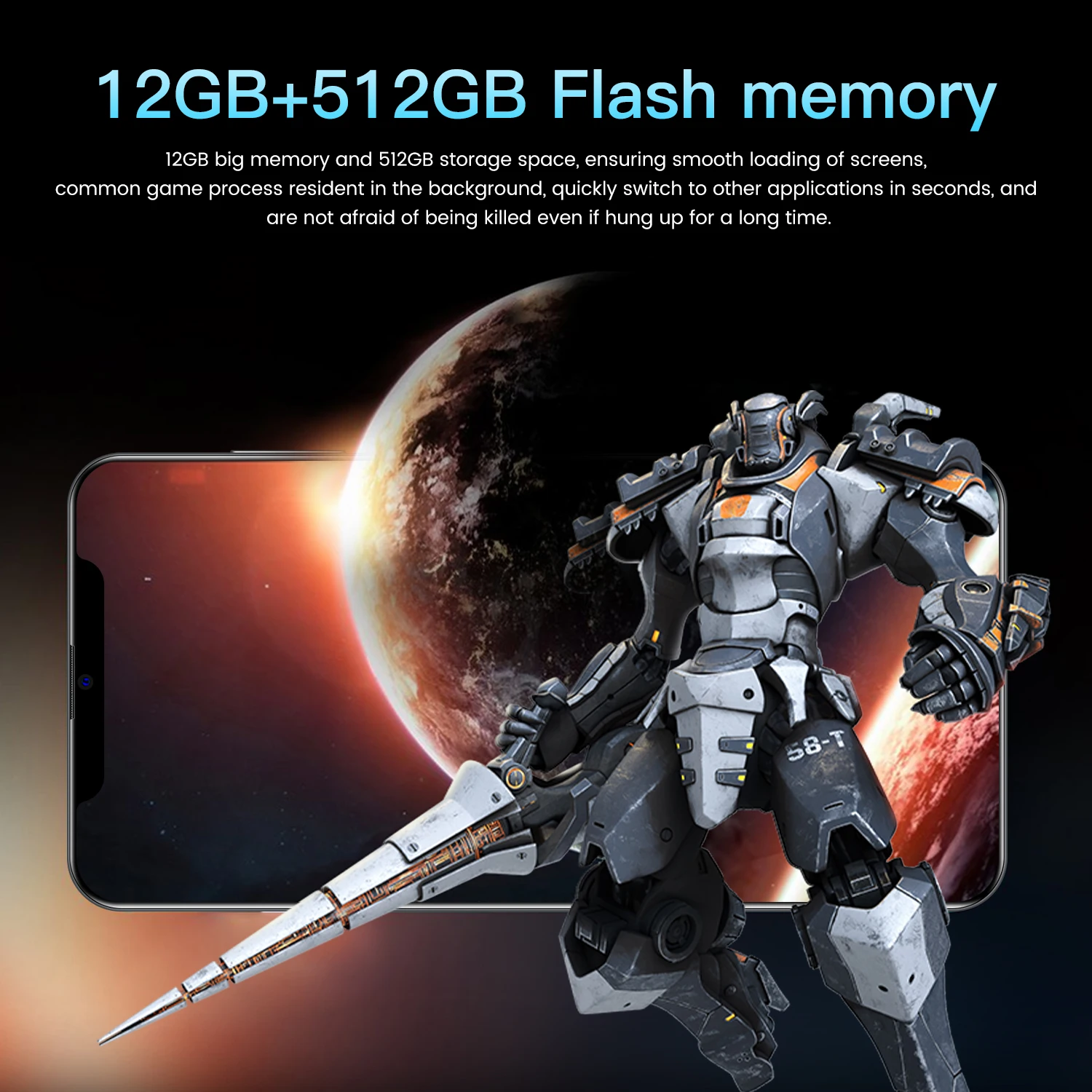 

I12Pro Max 6.7InchFull Screen Smartphone Global Version 12+512GB 5800mAh Long Stanby Face Unlock Network Cellphone Fast Shipping